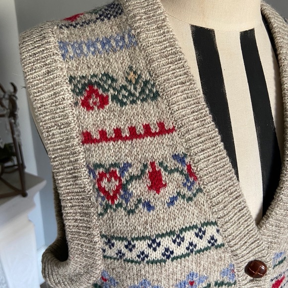 Vintage 1990s Eddie Bauer sweater vest - Picture 6 of 9